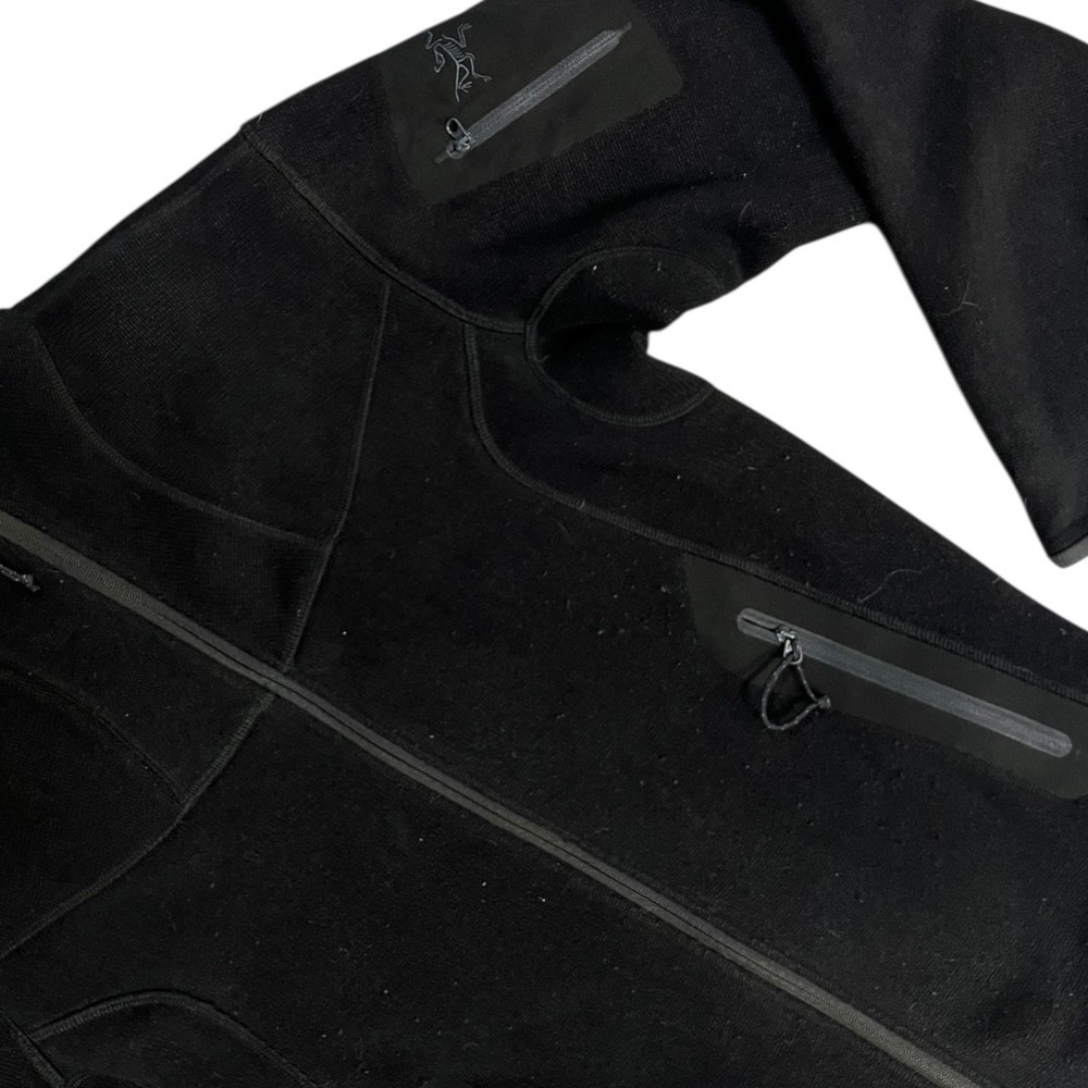 Arcteryx Womens L Black Delta SV Full Zip Fleece Jacket Made in Canada CA 34438 - Picture 5 of 8